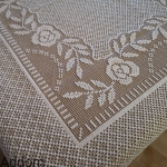 Obrus rustykalny jak robótka ręczna