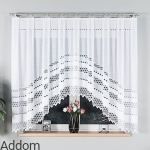 Firany gotowe z marokańską koniczynką