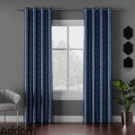 Zasłony gotowe z metalicznym zdobieniem