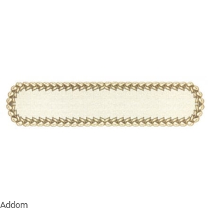 Długi złoty bieżnik