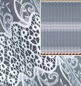 Firany z ażurowymi pasami 30569 