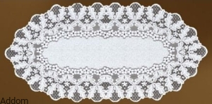 Bieżnik żakardowy liście dębu